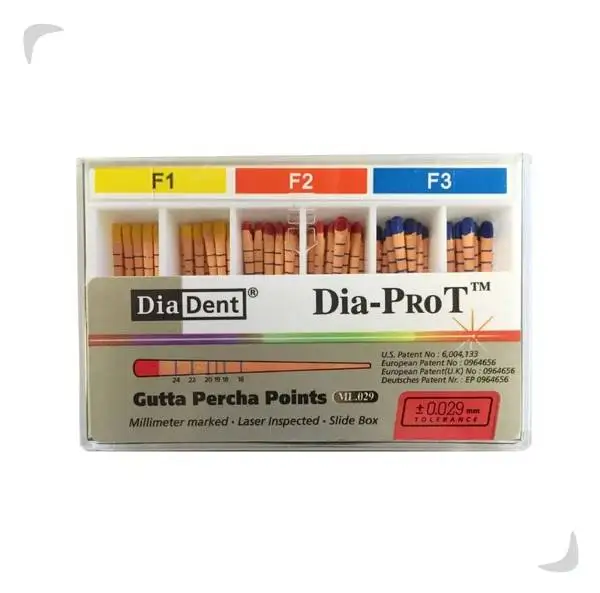 گوتا پرکا F روتاری کمپانی Diadent DentPlus
