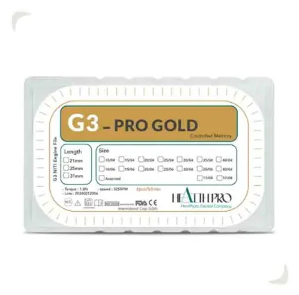فایل روتاری G3-Pro Gold برند Health Pro molarsis
